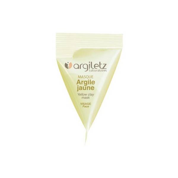 Berlingot masque argile jaune – 15 ml – Argiletz à 1,08 €