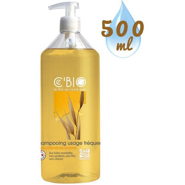 Shampooing Usage Fréquent Miel Calendula Avoine - 500 ml à 7,70 € - Ce'bio