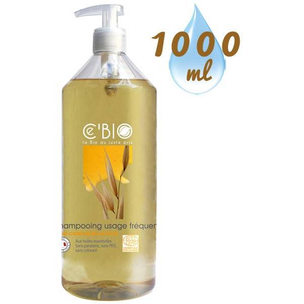 Shampooing Usage Fréquent Miel Calendula Avoine – 1000 ml à 9,36 € - Ce'bio