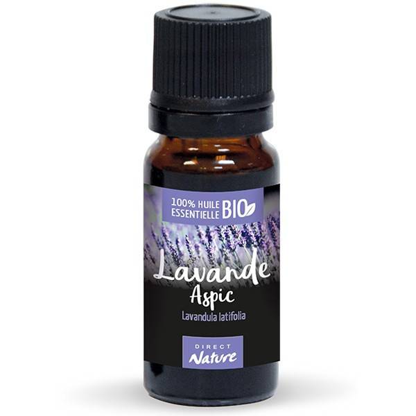 Lavender aspic AB - Flowers - 10 ml - Essential oil Direct Nature at 7,60 €