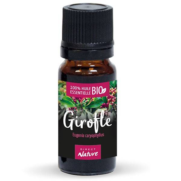 Girofle Bio AB - Clou - 10 ml - Huile essentielle Direct Nature à 7,10 €