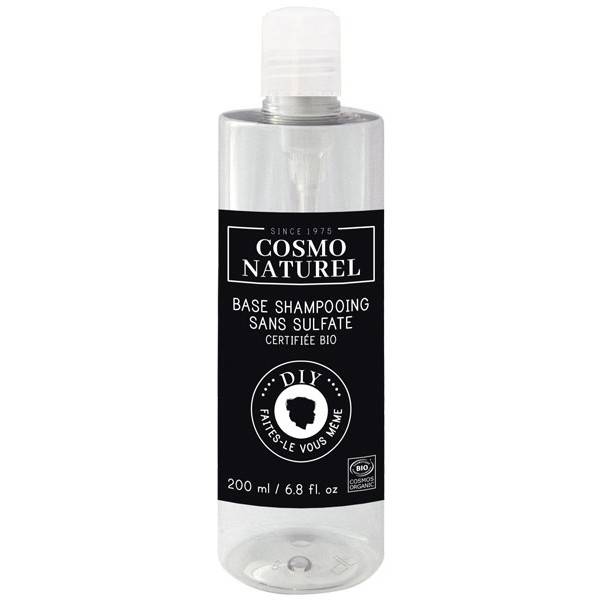 Organic sulfate-free shampoo base - 200 ml at 5,20 € - Cosmo Naturel