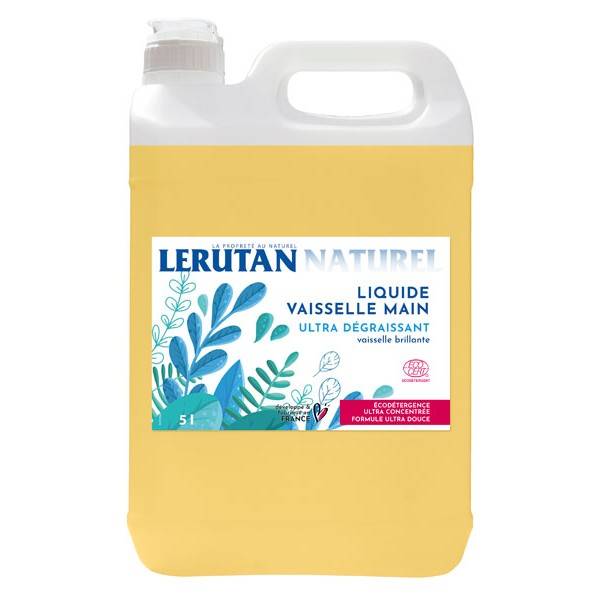 Liquide vaisselle main – 5 litres – Lerutan à 20,60 €