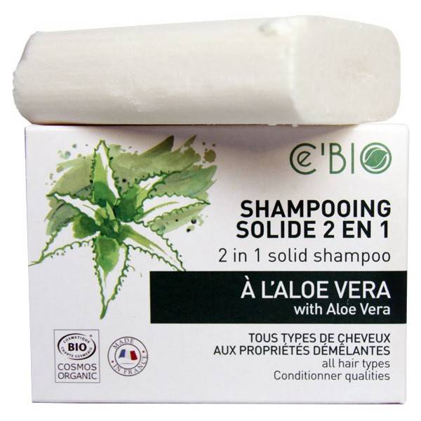 Shampooing solide 2 en 1 à l'Aloe Vera – 85 grs à 6,90 € - Ce'bio