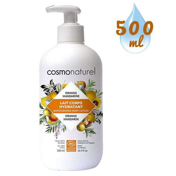 Lait corps hydratant Orange Mandarine – 500 ml – Cosmo Naturel à 11,00 €