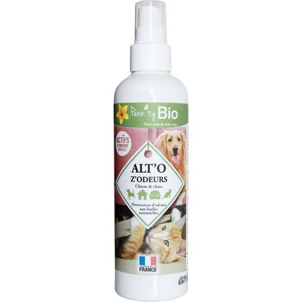 ALT'O Z'ODEURS - Destructeur d'odeurs naturel pour chat et chien - 250 ml à  9,90 € - Penntybio