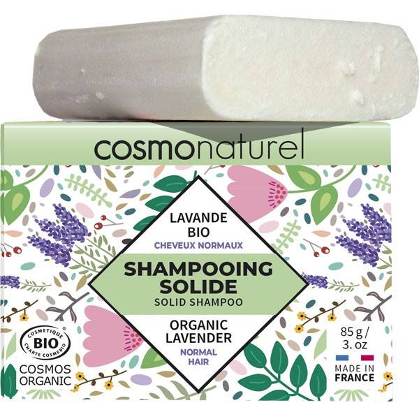 Shampooing solide cheveux normaux Lavande Bio - 85gr à 7,20 € - Cosmo  Naturel