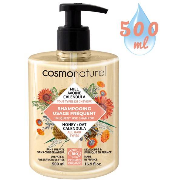 Shampooing Usage Fréquent Miel Calendula Avoine – 500 ml à 11,40 € - Cosmo  Naturel