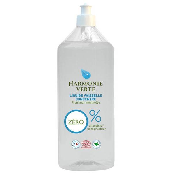Liquide vaisselle main concentré - 500 ml à 3,70 € - Harmonie verte