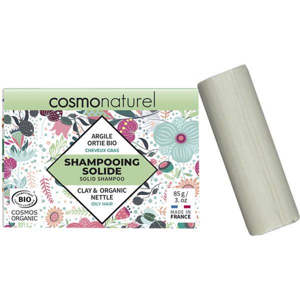 Shampooing solide cheveux gras Argile Ortie Bio - 85gr à 7,90 € - Cosmo  Naturel