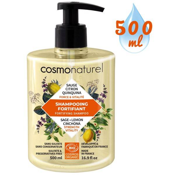 Shampooing Fortifiant Quinquina Sauge Citron – 500 ml à 11,40 € - Cosmo  Naturel