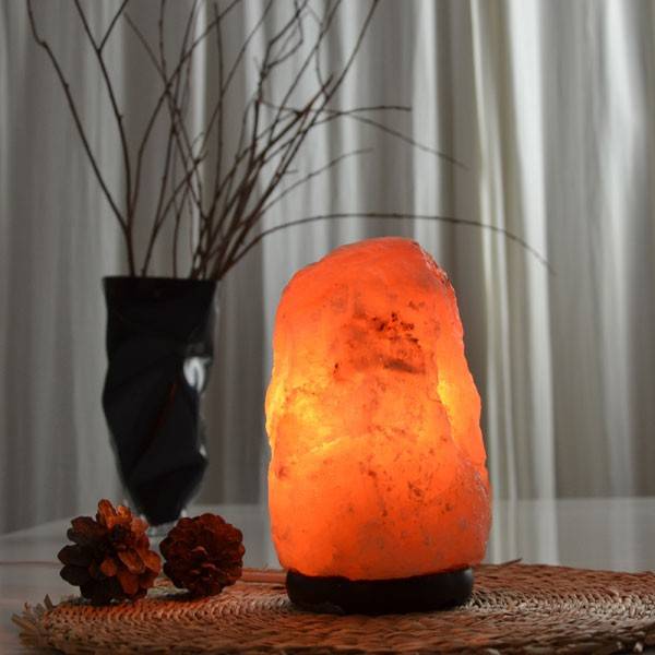Lampe en Cristal de Sel d'Himalaya à 19,90 € - Zen Arôme Poids de la lampe  2 à 3 kg