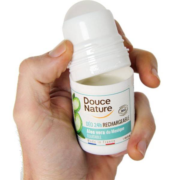 Fair Trade Aloe Vera refillable deodorant from Mexico – 50 ml at 6,20 € -  Douce Nature