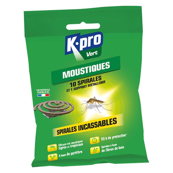 10 unbreakable pyrethrum-based mosquito coils at 5,00 € - KPRO
