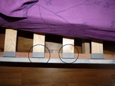 Cachettes possibles pour la punaise de lit