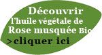 Achetez de l'huile végétale de rose musquée biologique