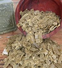 Copeaux de savon de Marseille pour l'entretien du linge