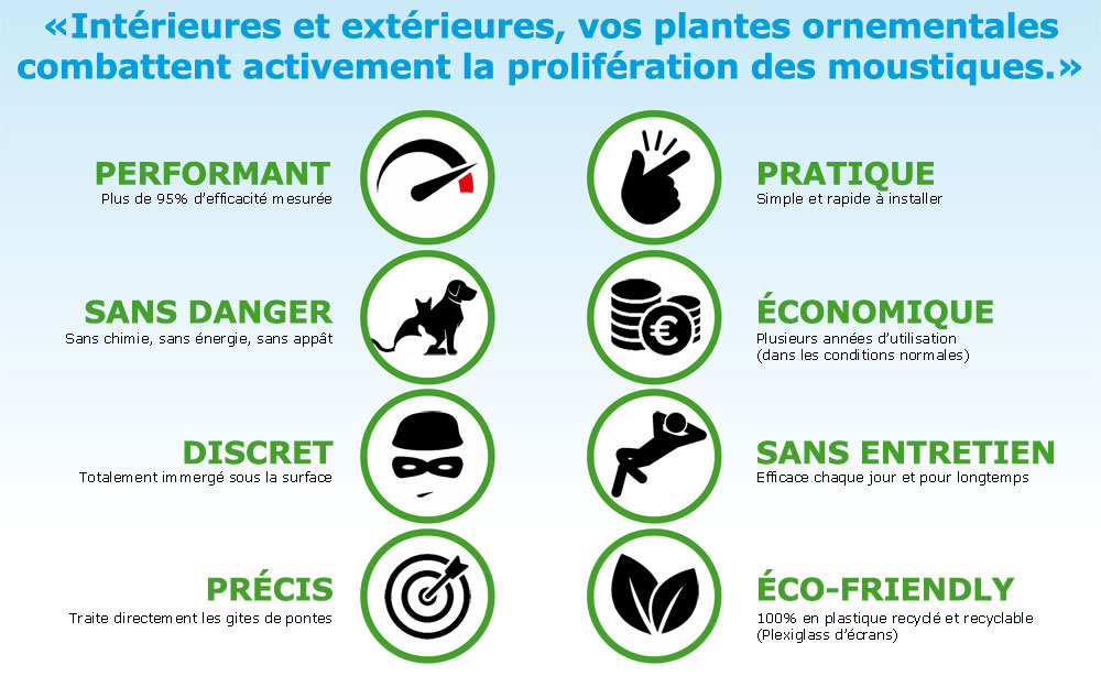 Avantages du piège à larves de moustiques Guppy Trap