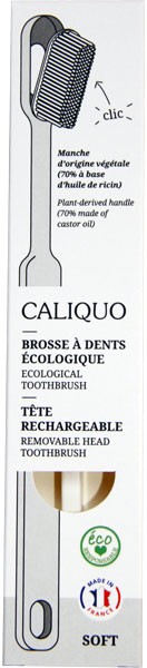 Brosse à dents rechargeable blanche Caliquo - Vue 1