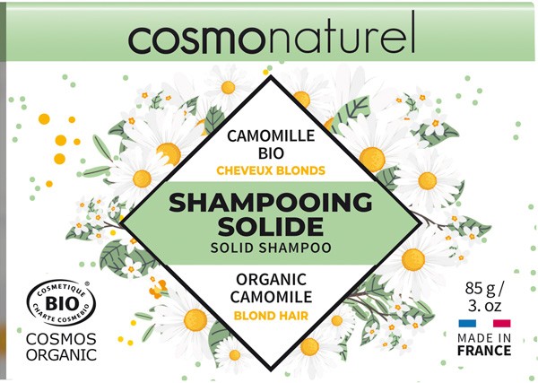 Shampooing solide cheveux blonds Camomille Bio - 85gr - Cosmo Naturel - Vue 2