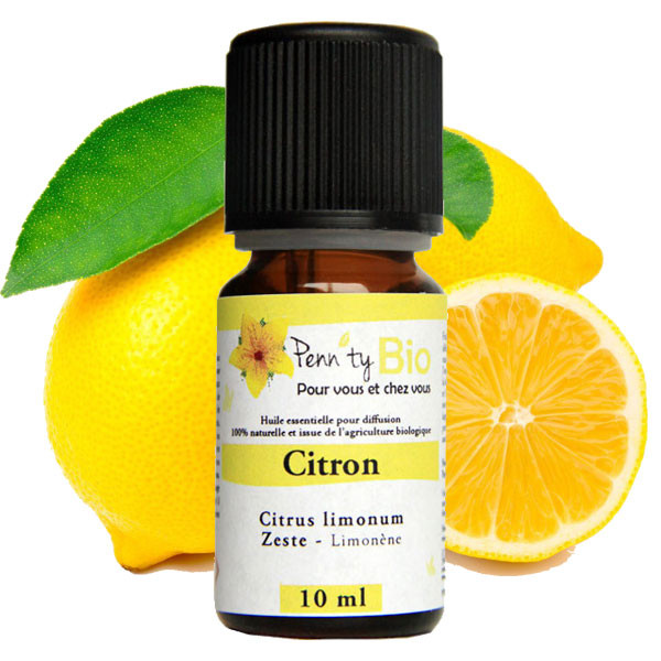 Citron Bio - Zeste - Huile essentielle Penntybio 10 ml