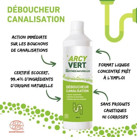 Avantages du déboucheur canalisation liquide Arcyvert
