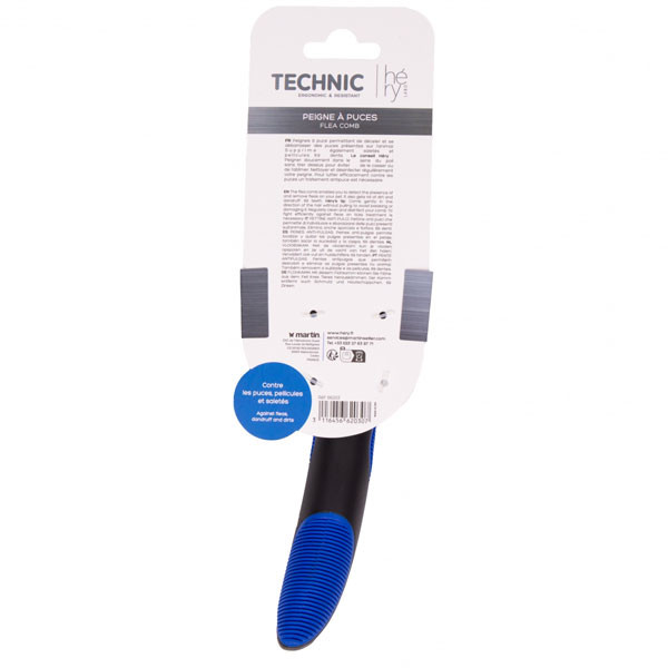 Peigne à puces Héry chien/chat Technic - 69 dents - Taille M - Vue 1