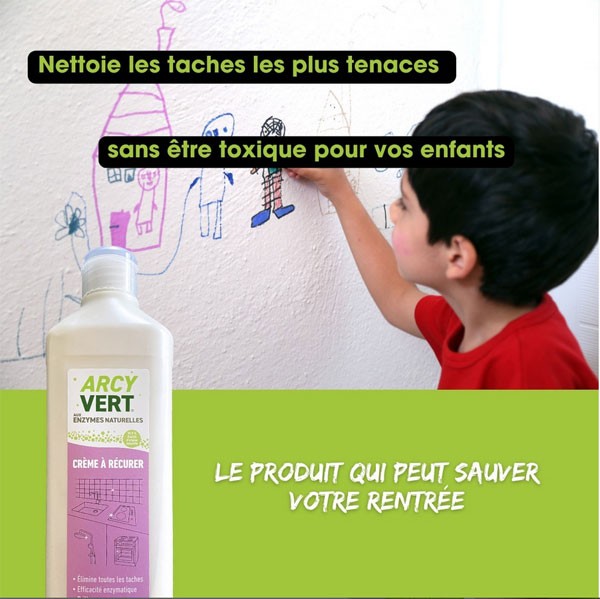 Crème à récurer aux enzymes naturelles Arcyvert
