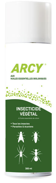 Insecticide végétal Tous Insectes - Huile essentielle de citron - 300 ml - Arcyvert