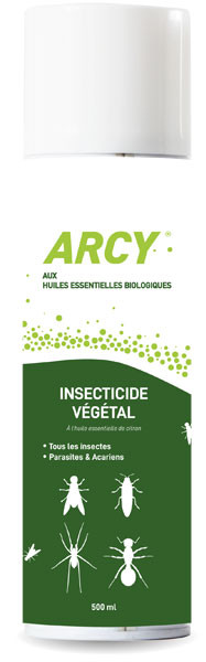 Insecticide végétal Tous Insectes - Huile essentielle de citron - 500 ml - Arcyvert