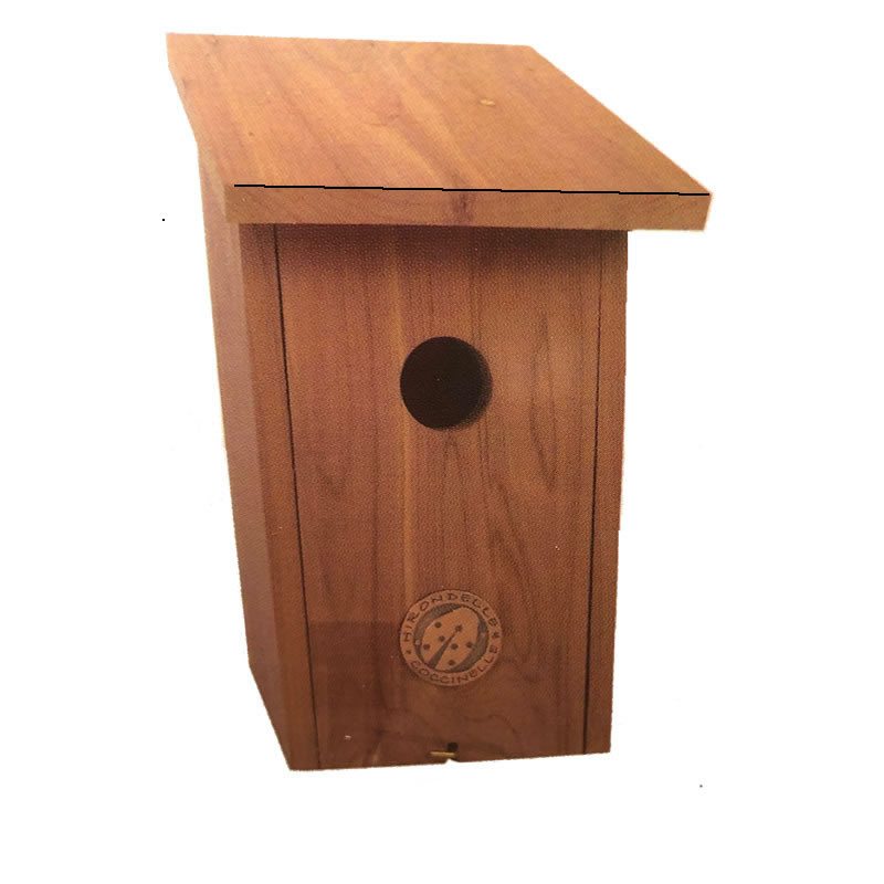 Nichoir pour petite mésange en red cédar