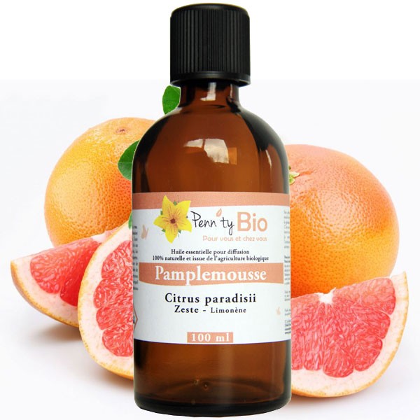 Pamplemousse Bio - Zeste - Huile essentielle Penntybio 100 ml
