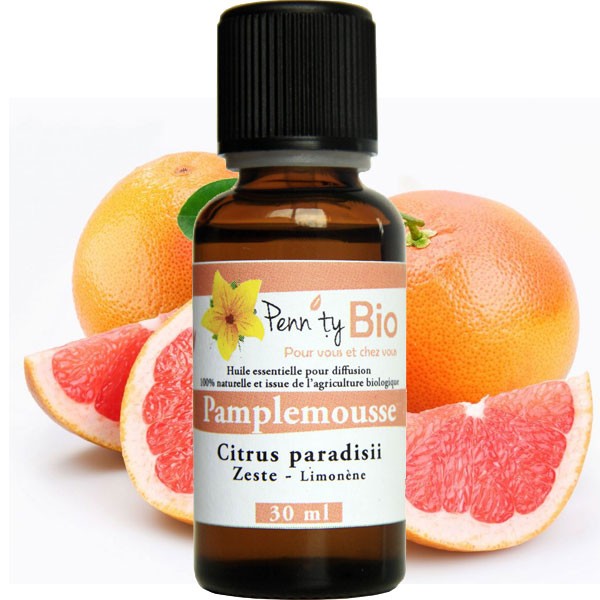 Pamplemousse Bio - Zeste - Huile essentielle Penntybio 30 ml