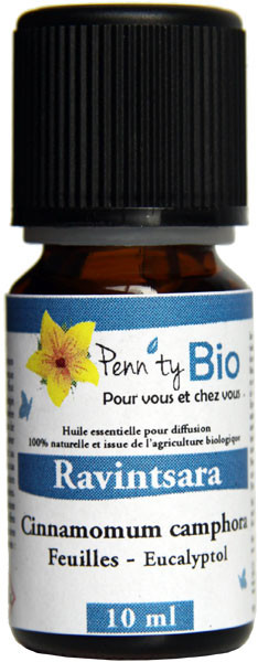 Ravintsara Bio - Feuilles - Huile essentielle Penntybio 10 ml