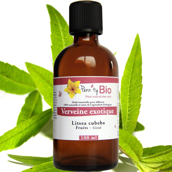 Verveine exotique Bio - Fruit - Huile essentielle - 100 ml