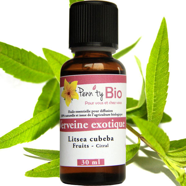 Verveine exotique Bio - Fruit - Huile essentielle - 30 ml
