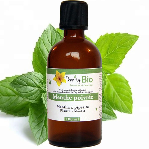 Menthe poivrée Bio - Plante - Huile essentielle Penntybio 100 ml