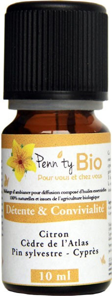 Synergie bio Détente et Convivialité 10 ml Penntybio