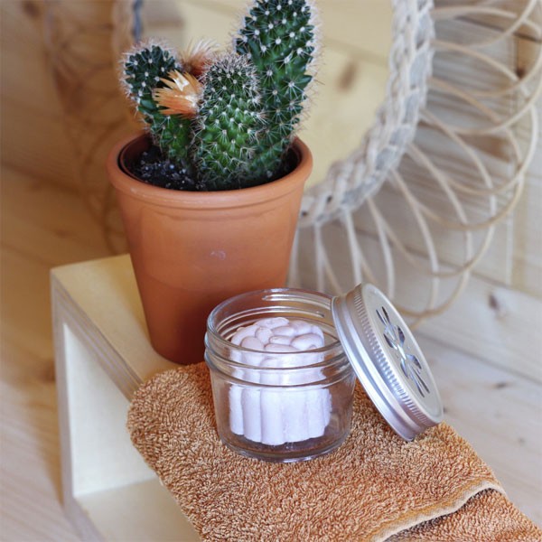 Pot de rangement en verre pour cosmétiques solides - Lamazuna - Vue d'ambiance 5