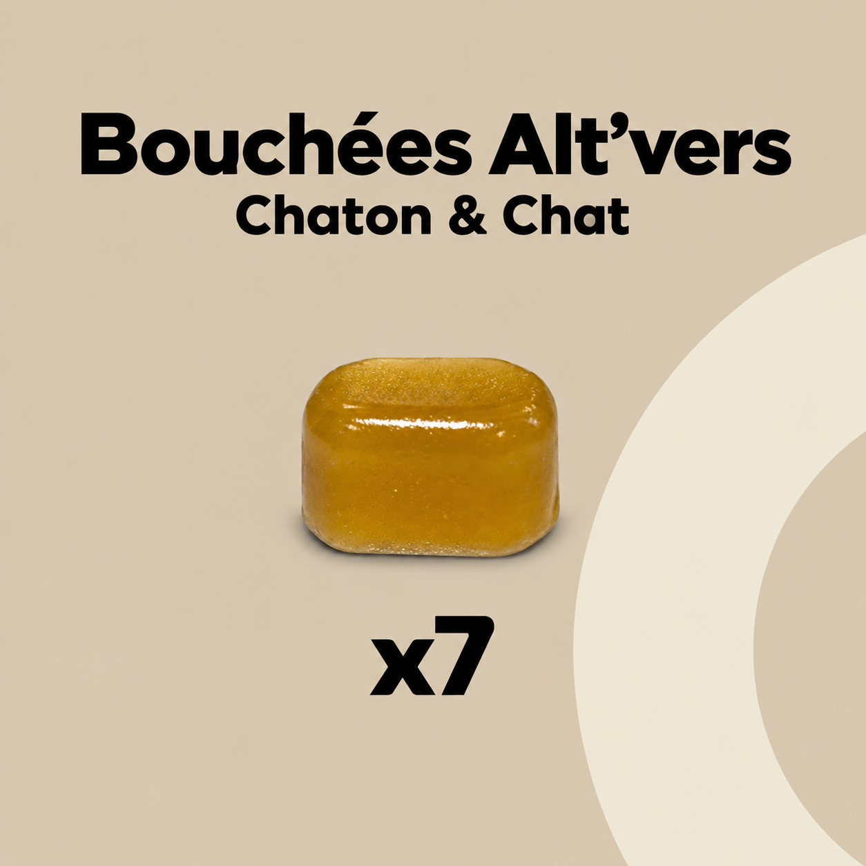 Bouchées Alt'Vers bio - Petit chat (- 4 kg)