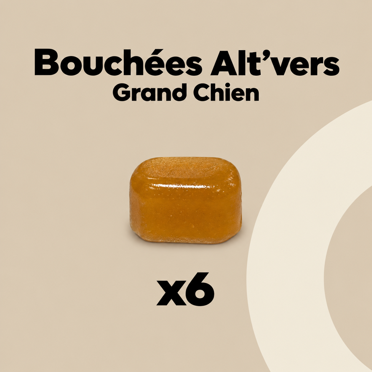 Bouchées Alt'Vers bio - Grand chien (+ 20 kg)