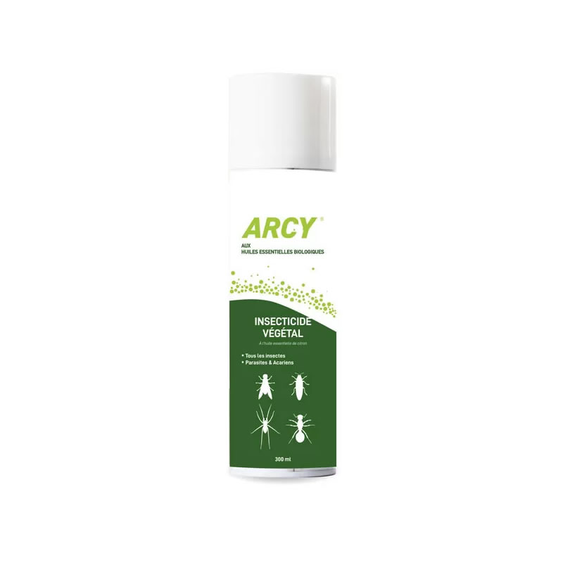 Insecticide végétal Tous Insectes - Huile essentielle de citron - Aérosol de 300 ml