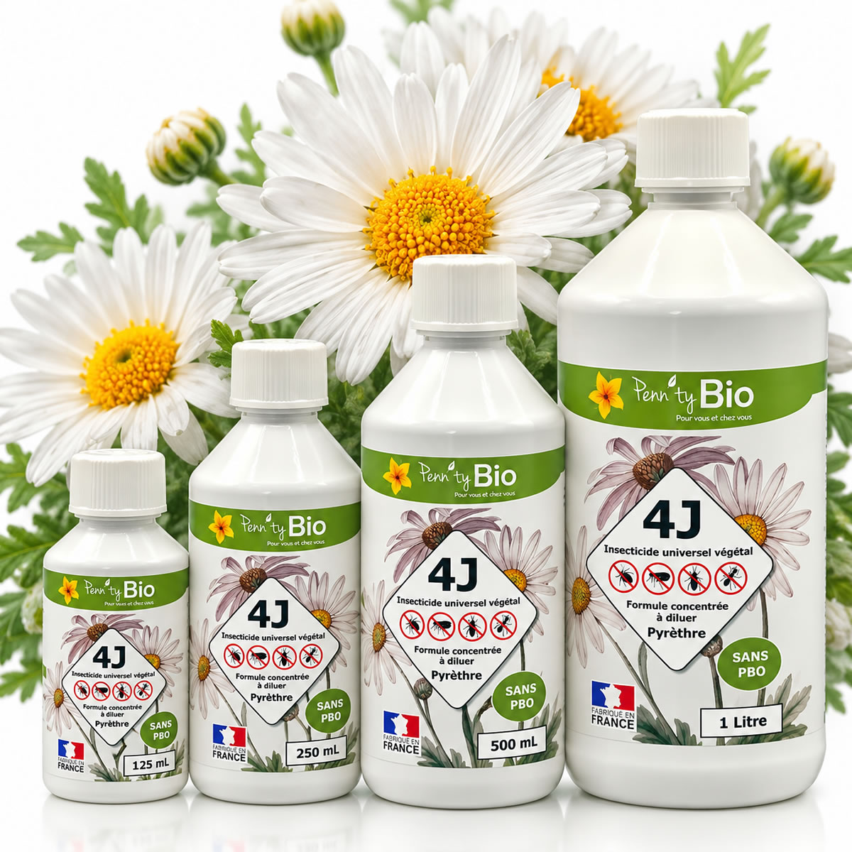 Insecticide 4J concentré - Tous insectes - 250ml