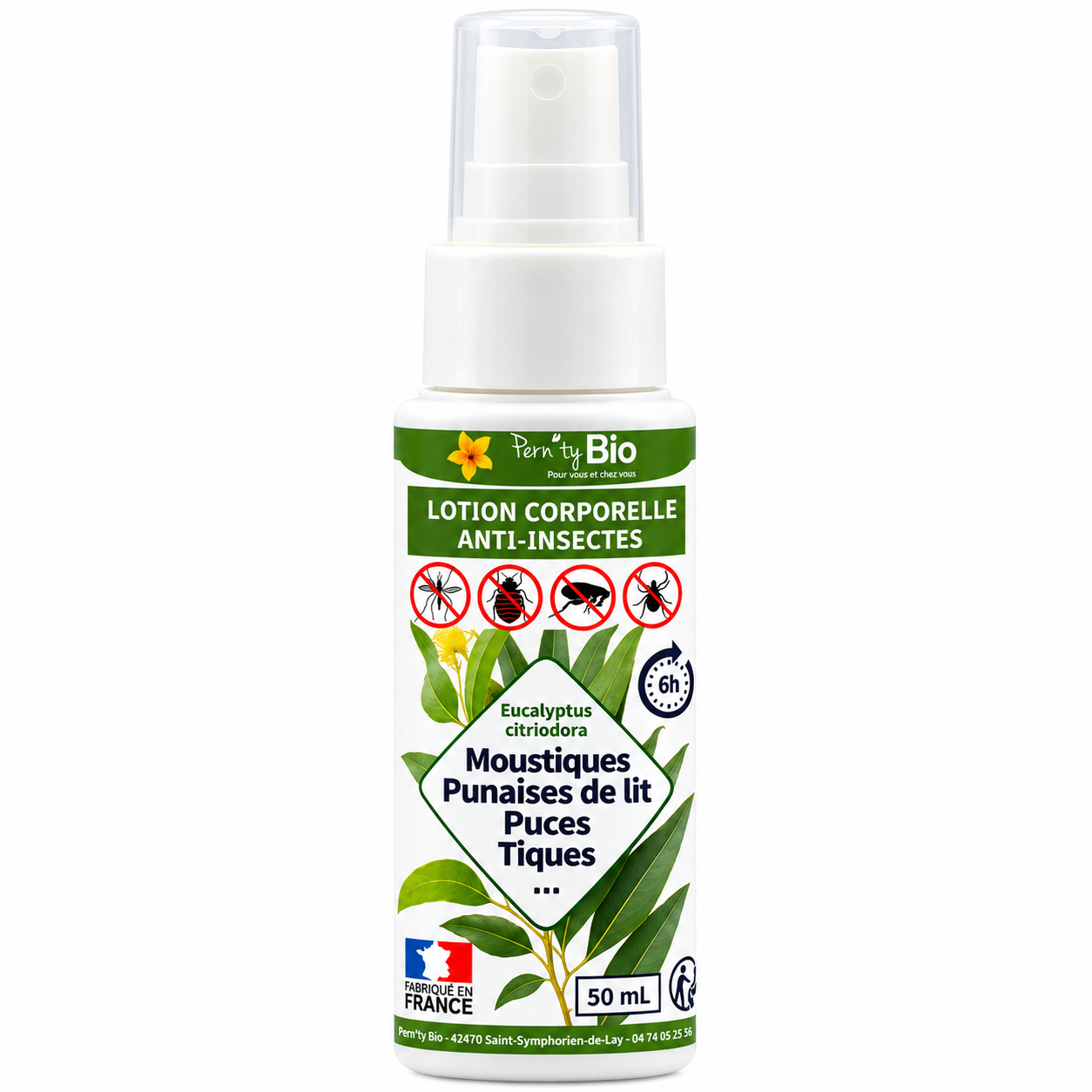 Lotion corporelle anti insectes 50 ml