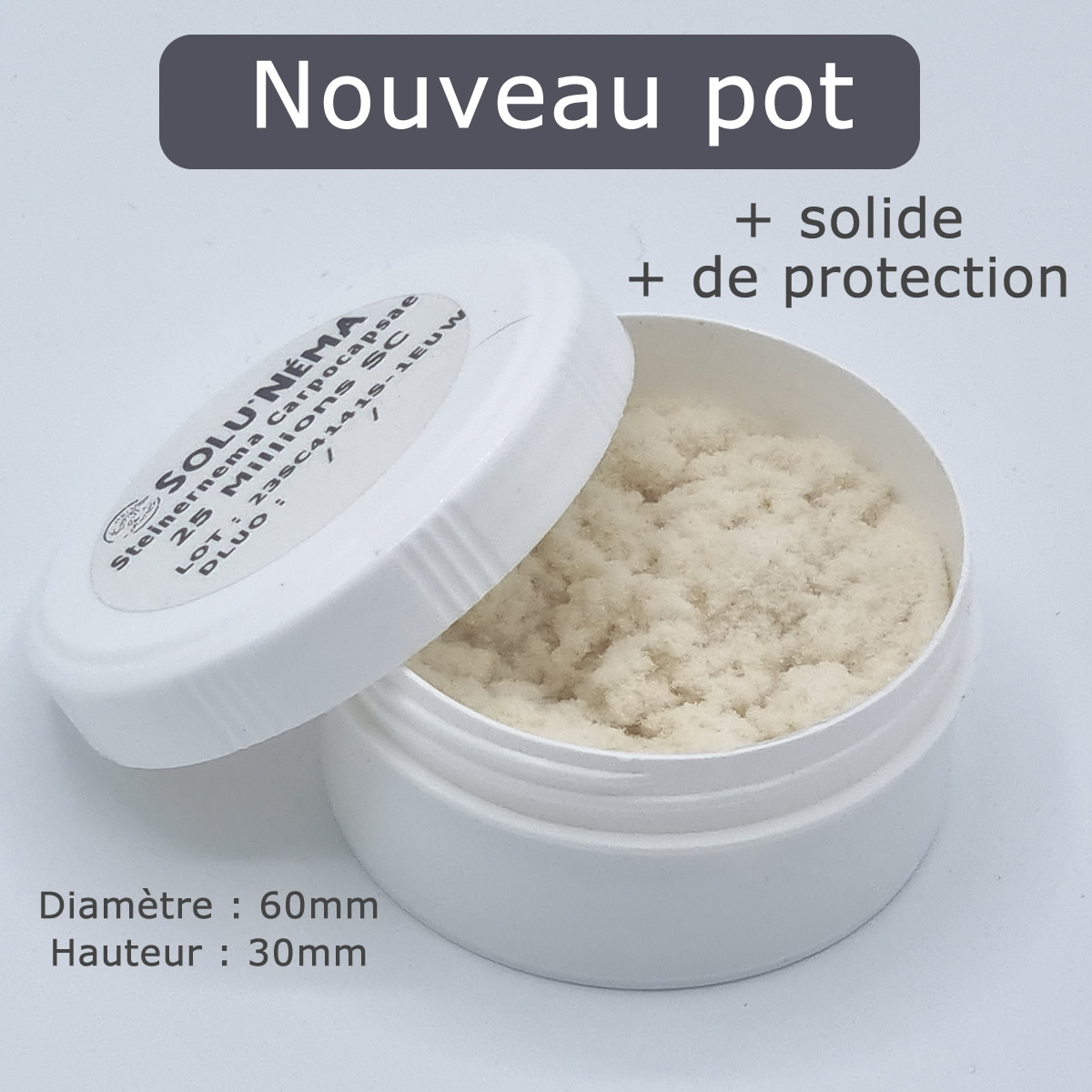 Pot Solunema pour nématodes 25 millions SC