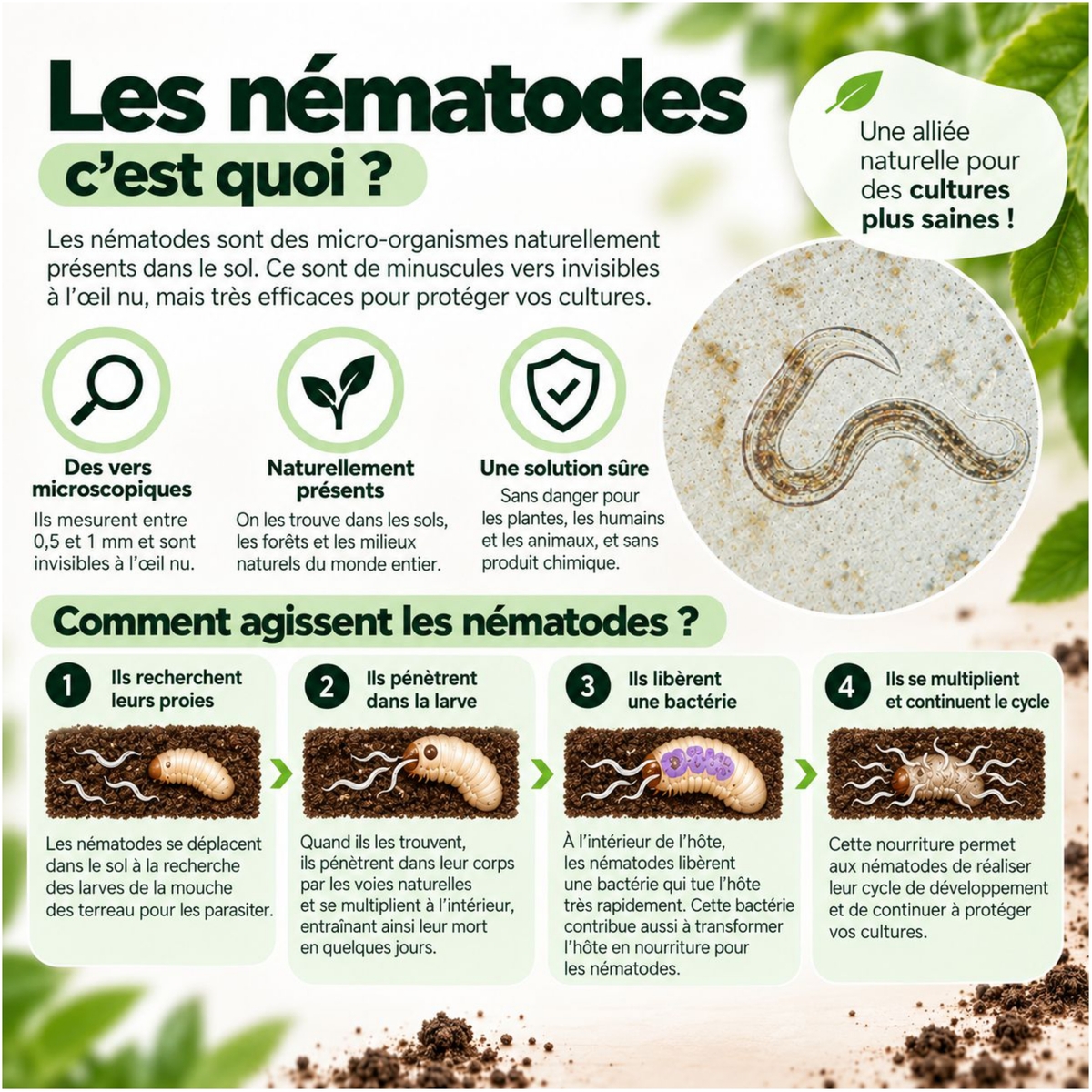 Les nématodes c'est quoi ?