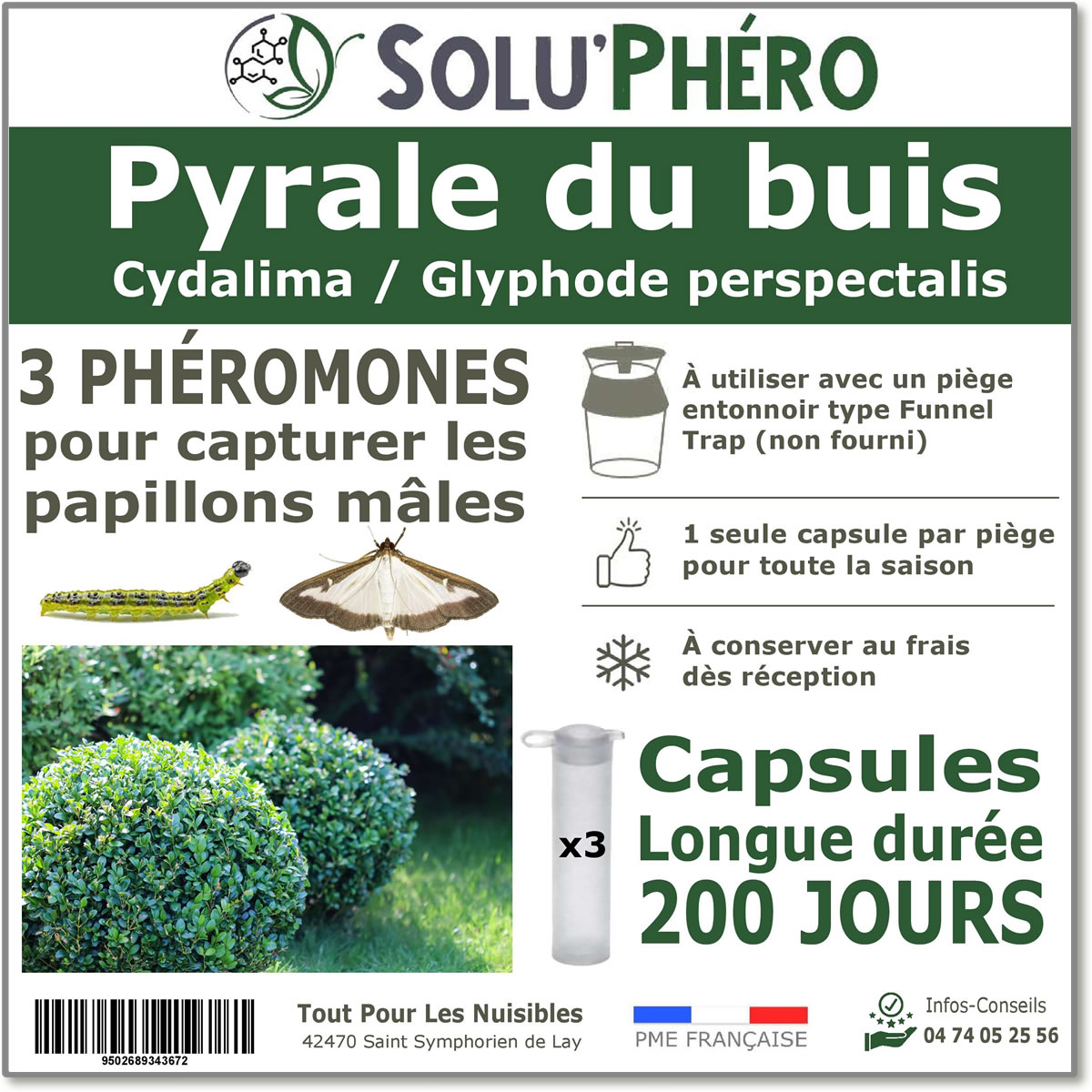 Soluphéro - Phéromone pyrale 200 x3