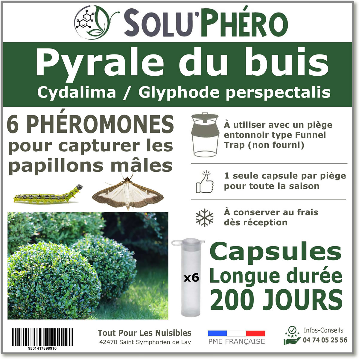 Soluphéro - Phéromone pyrale 200 x3