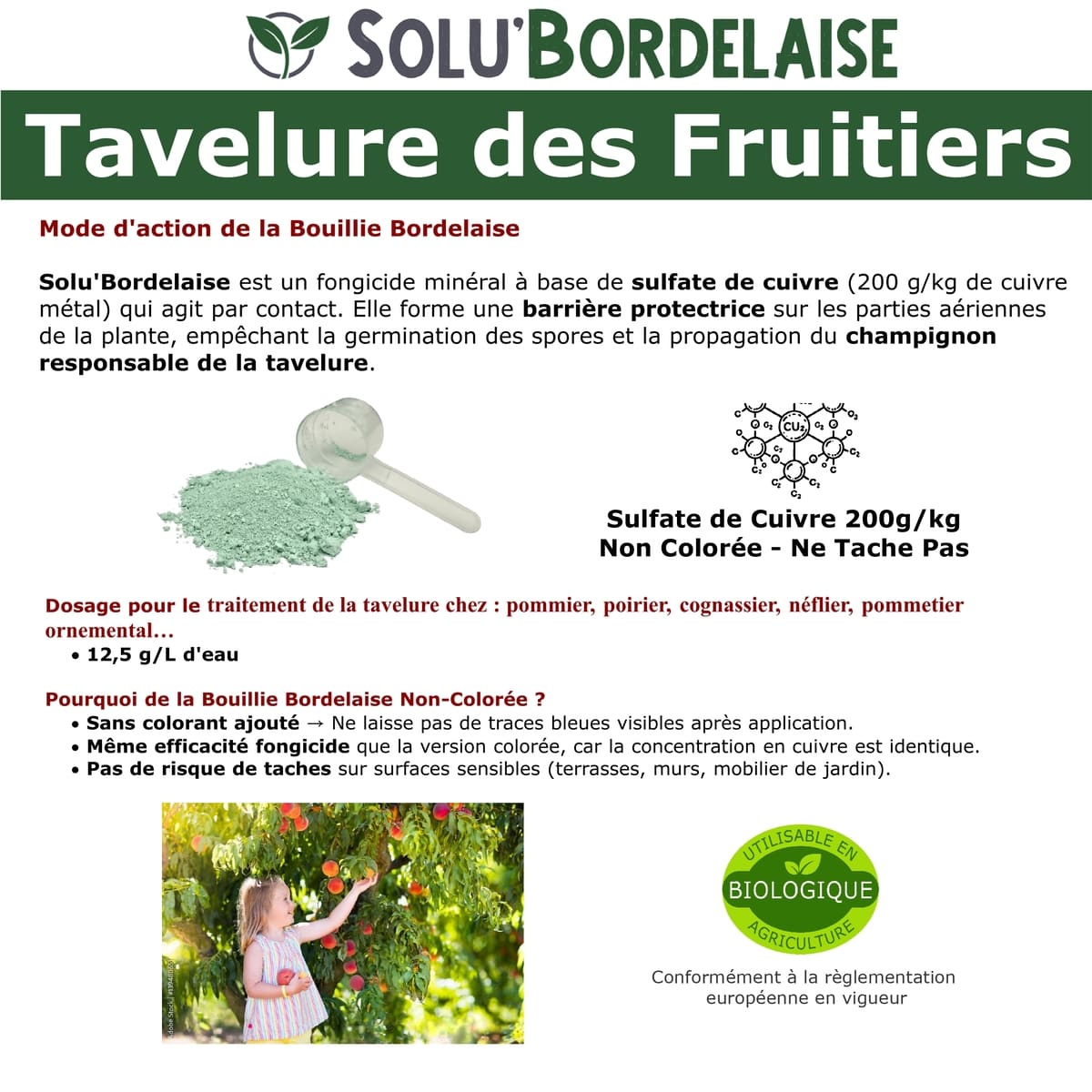 Action de la bouillie bordelaise