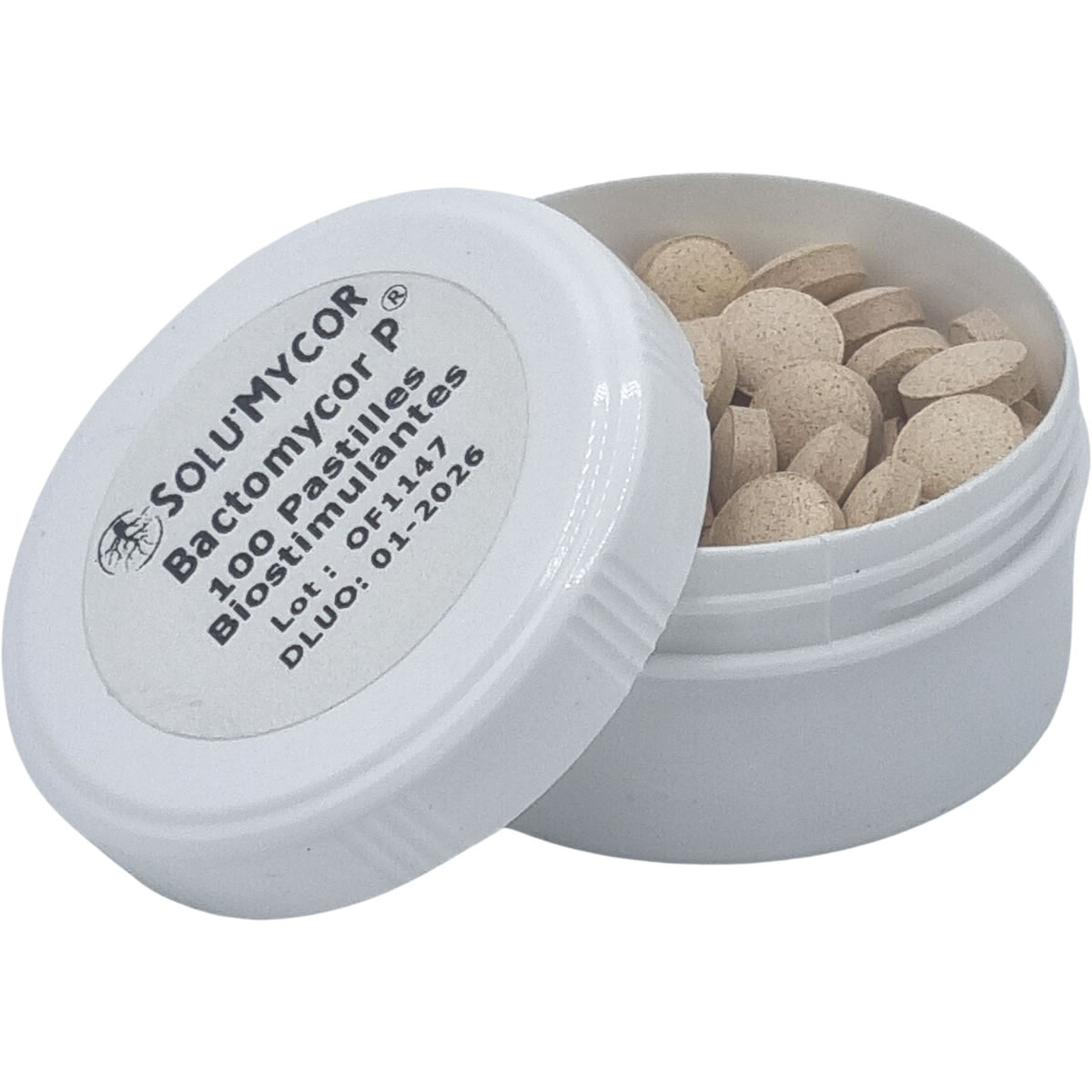 Comprimés biostimulants, SOLU'MYCOR Chanvre - 100 pastilles - boite